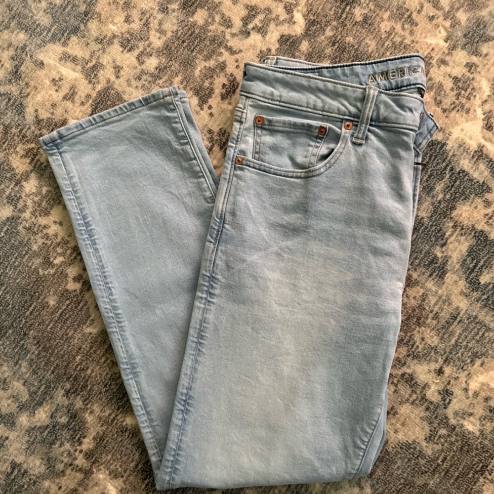 American Eagle AirFlex+ Light Blue Denim - Picture 2 of 5
